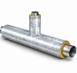 Тройник стандартный ППУ-ОЦ d 630х108 Тип 1 из черной трубы