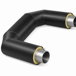 П-образный элемент ППУ-ПЭ d 630 Тип 2 из черной трубы