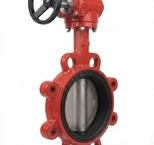 Затвор дисковый Гранвэл с редуктором ЗПВС-FL(W)-3-200-MDV-HT Ду-200 Ру-16 с чугунным диском упл-ль EPDM